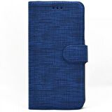Smcase Xiaomi Redmi 9A Kılıf Kumaş Spor Standlı Cüzdan