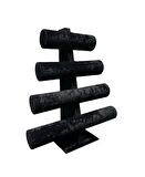 Dörtlü T Siyah Bileklik Saat Standı