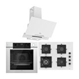 Ferre Fryart Artline Steam QEP64CB - SC406-WFA - D064-SA 9 Prog. Dijital Turbo Ank. Set - Beyaz