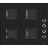 Ferre XE61MDV - SS205 - D086 4 Prog. Mekanik Statik XL 78 Litre Ankastre Set - İnox/Siyah