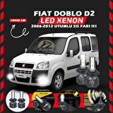 Fiat Doblo D2 2006-2012 Sis Farı Uyumlu Şimşek Etkili Led Xenon Premium Series H1