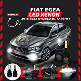 Fiat Egea 2015-2023 Sis Farı Uyumlu Şimşek Etkili Led Xenon Light Series H11