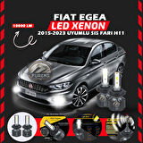 Fiat Egea 2015-2023 Sis Farı Uyumlu Şimşek Etkili Led Xenon Premium Series H11