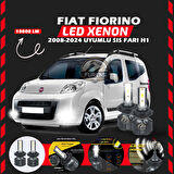 Fiat Fiorino 2008-2024 Sis Farı Uyumlu Şimşek Etkili Led Xenon Premium Series H1