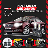 Fiat Linea 2007-2017 Uzun Far Uyumlu Şimşek Etkili Led Xenon Premium Series H1