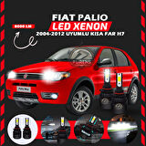 Fiat Palio 2004-2012 Kısa Far Uyumlu Şimşek Etkili Led Xenon Light Series H7
