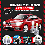 Renault Fluence 2010-2016 Uzun Far Uyumlu Şimşek Etkili Led Xenon Performance Series H7