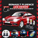 Renault Fluence 2010-2016 Uzun Far Uyumlu Şimşek Etkili Led Xenon Pro Series H7