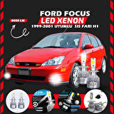 Ford Focus 1 1999-2001 Sis Farı Uyumlu Şimşek Etkili Led Xenon Performance Series H1