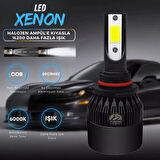 Ford Focus 2 2005-2008 Uzun Far Uyumlu Şimşek Etkili Led Xenon Light Series H1