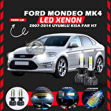 Ford Mondeo MK4 2007-2014 Kısa Far Uyumlu Şimşek Etkili Led Xenon Pro Series H7