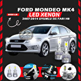 Ford Mondeo MK4 2007-2014 Sis Farı Uyumlu Şimşek Etkili Led Xenon Performance Series H8