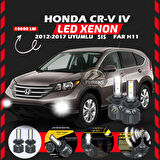 Honda CR-V 2012-2017 Sis Farı Uyumlu Şimşek Etkili Led Xenon Premium Series H11
