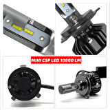 Hyundai Accent Era 2006-2012 Uzun-Kısa Far Uyumlu Şimşek Etkili Led Xenon Premium Series H4