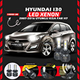 Hyundai İ30 2007-2016 Kısa Far Uyumlu Şimşek Etkili Led Xenon Premium Series H7
