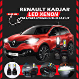 Renault Kadjar 2015-2020 Uzun Far Uyumlu Şimşek Etkili Led Xenon Light Series H7