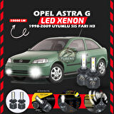 Opel Astra G 1998-2009 Sis Farı Uyumlu Şimşek Etkili Led Xenon Premium Series H3