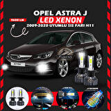 Opel Astra J 2009-2020 Sis Farı Uyumlu Şimşek Etkili Led Xenon Pro Series H11