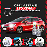 Opel Astra K 2015-2023 Kısa Far Uyumlu Şimşek Etkili Led Xenon Performance Series H7