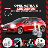 Opel Astra K 2015-2023 Uzun Far Uyumlu Şimşek Etkili Led Xenon Performance Series H1