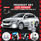 Peugeot 301 2012-2021 Sis Farı Uyumlu Şimşek Etkili Led Xenon Performance Series H11
