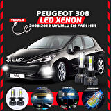 Peugeot 308 2008-2012 Sis Farı Uyumlu Şimşek Etkili Led Xenon Pro Series H1