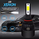 Peugeot 308 2008-2012 Uzun Far Uyumlu Şimşek Etkili Led Xenon Light Series H1