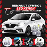 Renault Symbol 2013-2021 Uzun Far Uyumlu Şimşek Etkili Led Xenon Performance Series H7