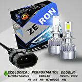 ZERON Performance Series HB3 9005 Led Xenon Şimşek Etkili Led Xenon Led Ampul