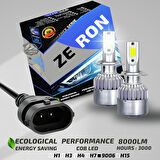 ZERON Performance Series HB4 9006 Led Xenon Şimşek Etkili Led Xenon Led Ampul