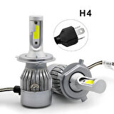 ZERON Performance Series H4 Led Xenon Şimşek Etkili Led Xenon Led Ampul