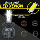 ZERON Premium Series H9 Led Xenon Şimşek Etkili Led Xenon Led Ampul