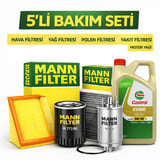 MANN BMW X2 1.6 Dizel Castrol Edge 5W-30 Motor Yağı Filtre Seti (2018-2023) 5 Li