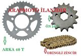 Drift L 125 Performans Hız Zincir Dişli Seti Oringli Gold Zincir ARKA 40 Dişli - ÖN 16 Dişli