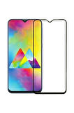 Samsung Galaxy M10 Kırılmaz Cam Tam Kaplayan Ekran Koruyucu - Siyah