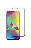 Samsung Galaxy A20 Kırılmaz Cam Tam Kaplayan Ekran Koruyucu - Siyah
