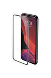 Uyumlu Iphone 11 Kırılmaz Cam Tam Kaplayan Ekran Koruyucu - Siyah - Extra İnce