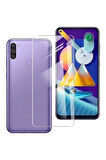 Telbor Samsung Galaxy M11 Nano Cam Ekran Koruyucu Şeffaf Extra Darbe Emici - Extra İnce