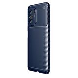 Smcase Xiaomi Mi 11i Kılıf Lüks Kamera Korumalı Karbon Silikon  Nano Ekran Koruyucu