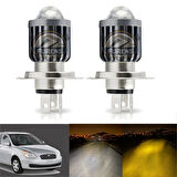 Hyundai Accent Era Mercek Led Xenon Uzun - Kısa Çift Renk Şimşek Etkili