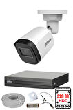 FURY DAHUA 1 Kameralı Gece Görüşlü Su Geçirmez FULL HD Güvenlik Kamerası Seti 320GB