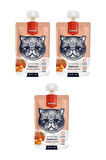 Wanpy Taze Somon & Tavuklu Kedi Et Ezmesi 90 Gr. X 3 Adet