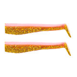 JLC Alevin 8.5cm 5gr #06 Pink Gold Silikon Kuyruk (2 Adet)