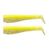 JLC Alevin 8.5cm 5gr #09 Glow Yellow Silikon Kuyruk (2 Adet)