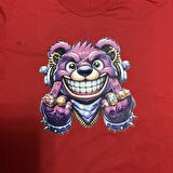 Renkli Ayıcık Baskılı Özel Tasarım Tişört