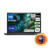 Dell Inspiron 3520 i5-1235U 16 GB 2 TBSSD 15.6" Intel UHD Graphics 120Hz FHD Freedos+ WT200 Mouse I352010030U_WT200 BT23