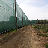 %55 GÖLGELİK 1x200 metre GÖLGE KORUMA TÜLÜ BAHÇE ÇİTİ GÖLGELEME BRANDA TENTE