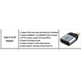 Type C To Displayport Kablo Ucu Dp Mini Çevirici Dönüştürücü Adaptör