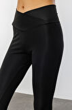  Çapraz Bel Detaylı Cross Waist KadınTayt ÇAPRAZ-TAYT