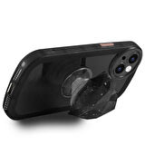 Smcase iPhone 12 Pro Kılıf Kamera Korumalı Ofro Soketli Stand Kapak